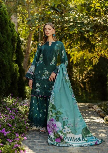 Embroidered Lawn Suit