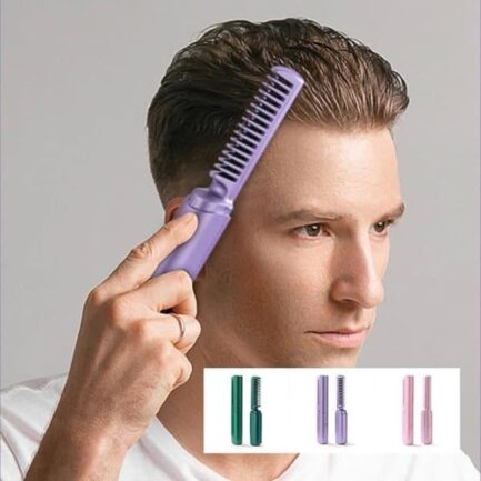 Rechargeable hair comb 2-in-1 (Random Color) - Image 4