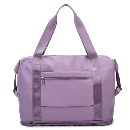 Folding Travel Bag women Shoulder Bags Large Capacity Foldable Women Travel bag ( random colors) (Im)