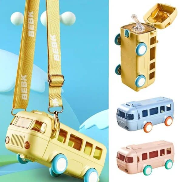 bus-shape-school-water-bottle-with-strap-500-ml-random-color-1
