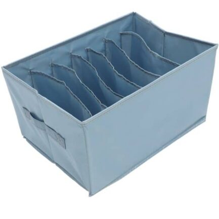 Cart Jeans Organizer 6 Grids Foldable Organize  (random Colors) - Image 2