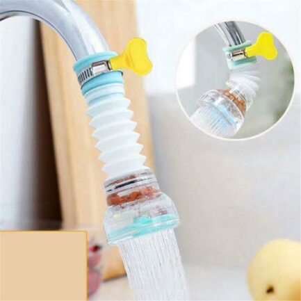 Shower Splash Fan Faucet Water-saving Filter Shower Water Rotating Spray - Image 2