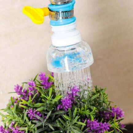 Shower Splash Fan Faucet Water-saving Filter Shower Water Rotating Spray - Image 3