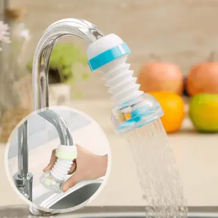 Shower Splash Fan Faucet Water-saving Filter Shower Water Rotating Spray - Image 4