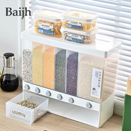 Wall mounted 6 in 1 Cereal dispenser - Image 2