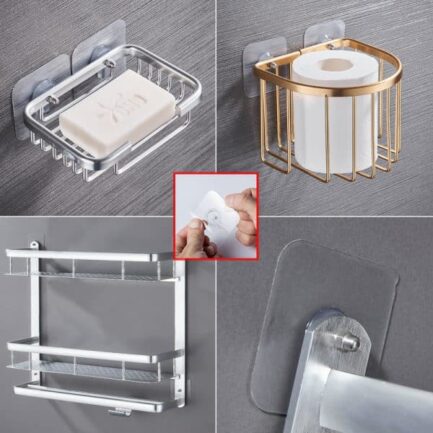 strong Adhesive Seamless Wall Hook Nail Screw Rod Seamless Screw Sticker - Image 4