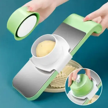 Multifunctional Vegetable Cutter Grater For Vegetables | Peeler Carrot Fruit Vegetable Cutting Kitchen Tool (random Color ) - Image 4