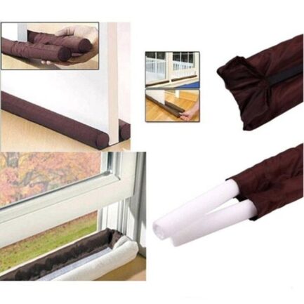 Twin Door Draft Protector – Door Air Lock Foam For Cold Air Window Shutters, Dust Barriers, Insect Repellent( Standard Size) - Image 3