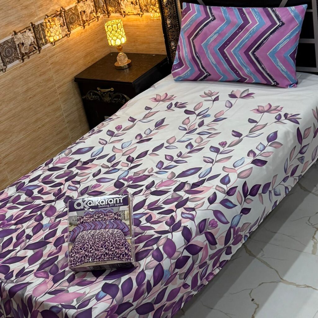 Alkaram Cotton Bedsheet Set