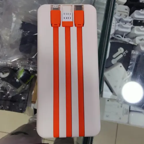 Marten 20000mAh Fast Charging Power Bank with Built-In Cables