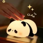 Cute Rechargeable Panda Night Light Soft Silicone Lamp 5