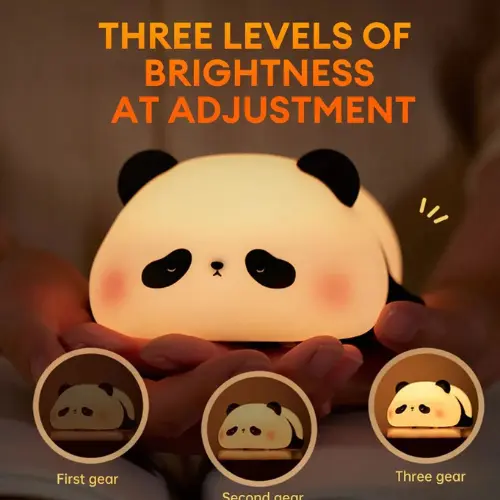 Panda Night Light Soft Silicone Lamp